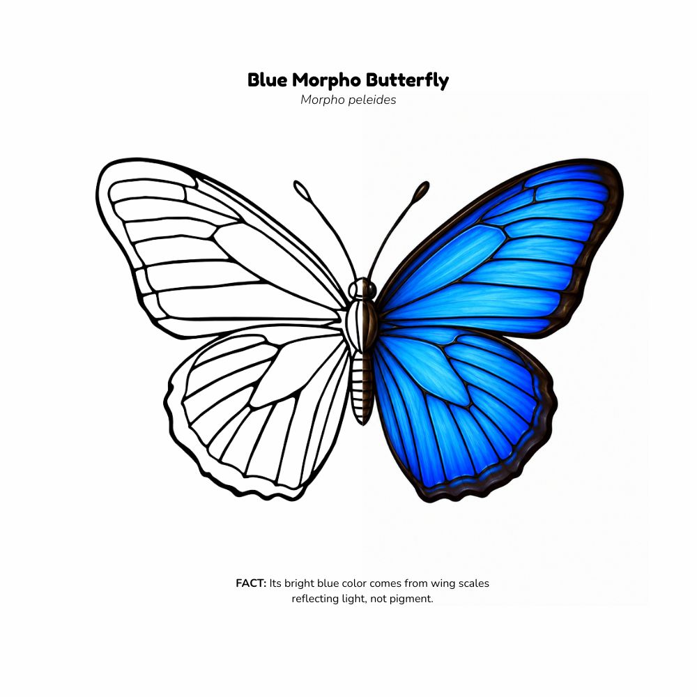 Big Bold Butterflies — Easy Coloring Book for Adults & Seniors with Bold Designs and Thick Outlines