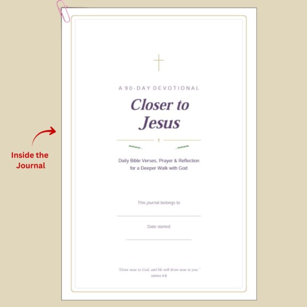 Faith Walk Journals - Closer to Jesus