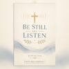 Listening for His Voice — 90-Day Guided Journal for Hearing God Through Scripture and Prayer