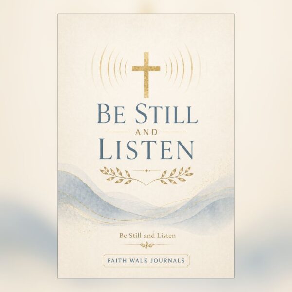 Listening for His Voice — 90-Day Guided Journal for Hearing God Through Scripture and Prayer
