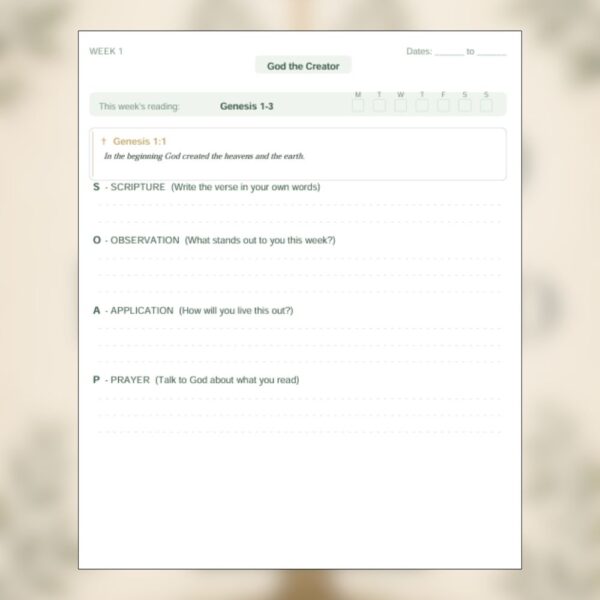 Faith Walk Journals - Rooted in His Word — 52-Week Bible Reading & Reflection Journal for Women (5) Rooted in His Word — 52-Week Bible Reading & Reflection Journal for Women