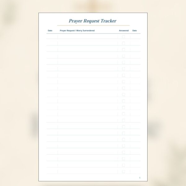 Faith Walk Journals - Walking in His Peace — 90-Day Anxiety Prayer Journal for Christian Women (5) Walking in His Peace — 90-Day Anxiety Prayer Journal for Christian Women