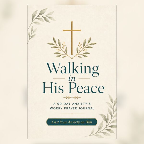 Faith Walk Journals - Walking in His Peace — 90-Day Anxiety Prayer Journal for Christian Women Walking in His Peace — 90-Day Anxiety Prayer Journal for Christian Women